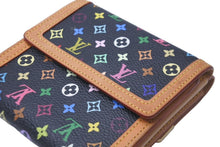 画像をギャラリービューアに読み込む, LOUIS VUITTON ルイヴィトン ポルト・モネ・ビエ・カルトクレディ 二つ折り財布 モノグラム マルチカラー M92984 美品 中古 61970
