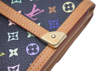 画像をギャラリービューアに読み込む, LOUIS VUITTON ルイヴィトン ポルト・モネ・ビエ・カルトクレディ 二つ折り財布 モノグラム マルチカラー M92984 美品 中古 61970