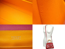 Load image into Gallery viewer, 極美品 GOYARD ゴヤール サイゴン ミニ ソフトバッグ 2WAY ハンドバッグ ヘリンボーン ショルダーストラップ付き レッド 中古 61974
