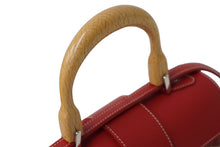 Load image into Gallery viewer, 極美品 GOYARD ゴヤール サイゴン ミニ ソフトバッグ 2WAY ハンドバッグ ヘリンボーン ショルダーストラップ付き レッド 中古 61974