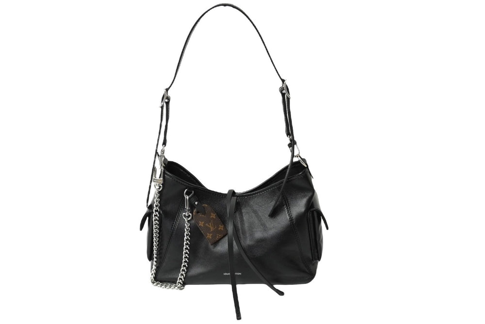 新品未使用 LOUIS VUITTON ルイヴィトン キャリーオール カーゴ PM H27 ショルダーバッグ M24861 ラムスキン シルバー金具 中古 61981