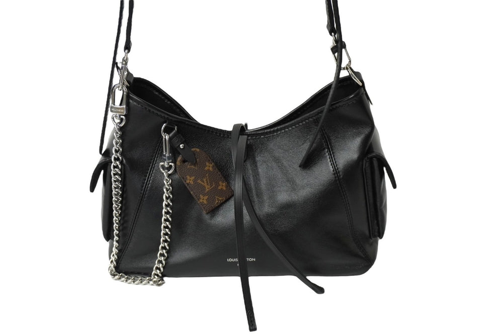 新品未使用 LOUIS VUITTON ルイヴィトン キャリーオール カーゴ PM H27 ショルダーバッグ M24861 ラムスキン シルバー金具 中古 61981