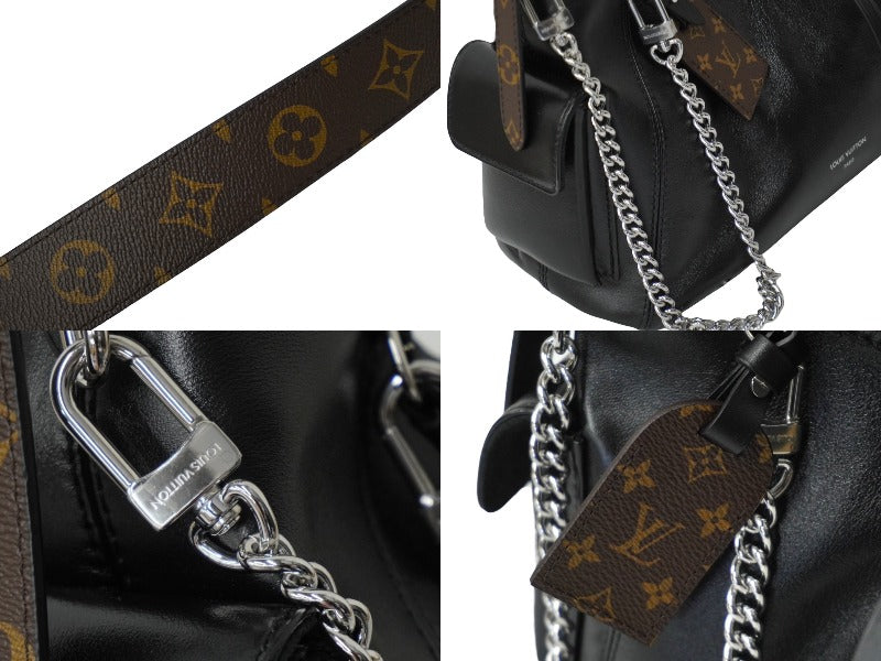 新品未使用 LOUIS VUITTON ルイヴィトン キャリーオール カーゴ PM H27 ショルダーバッグ M24861 ラムスキン シルバー金具 中古 61981