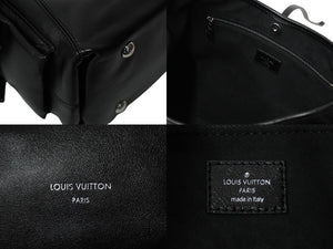 新品未使用 LOUIS VUITTON ルイヴィトン キャリーオール カーゴ PM H27 ショルダーバッグ M24861 ラムスキン シルバー金具 中古 4c061415