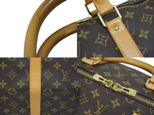 画像をギャラリービューアに読み込む, LOUIS VUITTON ルイヴィトン キーポル 55 ボストンバッグ モノグラムキャンバス M41424 ブラウン 美品 中古 61987