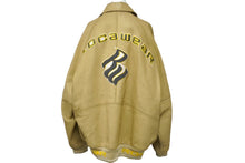 画像をギャラリービューアに読み込む, ROCAWEAR ロカウェア ライダースジャケット スタジャン ベージュ レザー サイズXXL 美品 中古 61988