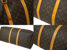 画像をギャラリービューアに読み込む, LOUIS VUITTON ルイヴィトン ボストンバッグ キーポル55 M41424 モノグラム ブラウン PVC レザー 良品 中古 61989