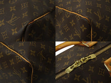 画像をギャラリービューアに読み込む, LOUIS VUITTON ルイヴィトン ボストンバッグ キーポル55 M41424 モノグラム ブラウン PVC レザー 良品 中古 61989