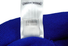 画像をギャラリービューアに読み込む, 新品未使用 CHROME HEARTS クロムハーツ ニットキャップ CHクロス サイズONE SIZE/23cm アクリル ブルー 刺繍 ロゴ 中古 61992