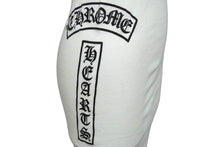 Load image into Gallery viewer, 新品未使用 CHROME HEARTS クロムハーツ タンクトップ ノースリーブ サイズL ホワイト コットン プリント ロゴ 中古 61995