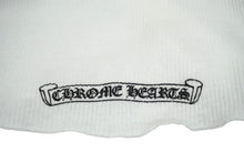 Load image into Gallery viewer, 新品未使用 CHROME HEARTS クロムハーツ タンクトップ ノースリーブ サイズL ホワイト コットン プリント ロゴ 中古 61995