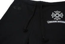 画像をギャラリービューアに読み込む, CHROME HEARTS クロムハーツ クロススェットパンツ ユニセックスモデル サイズL ブッラク 中古 62018 正規品