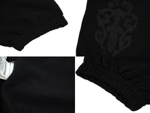 画像をギャラリービューアに読み込む, CHROME HEARTS クロムハーツ クロススェットパンツ ユニセックスモデル サイズL ブッラク 中古 62018 正規品