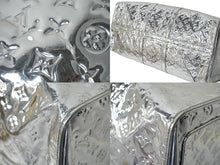 画像をギャラリービューアに読み込む, LOUIS VUITTON ルイヴィトン ボストンバッグ キーポル55 ミロワール アルジャン ミラー ビニール シルバー M95275 美品 中古 62024