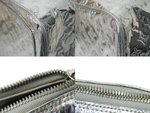 画像をギャラリービューアに読み込む, LOUIS VUITTON ルイヴィトン ボストンバッグ キーポル55 ミロワール アルジャン ミラー ビニール シルバー M95275 美品 中古 62024