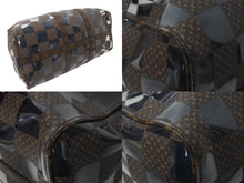 画像をギャラリービューアに読み込む, 極美品 LOUIS VUITTON ルイヴィトン キーポル バンドリエール50 ボストンバッグ モノグラムチェス 22AW M20864 ブラウン 中古 62025