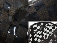 画像をギャラリービューアに読み込む, 極美品 LOUIS VUITTON ルイヴィトン キーポル バンドリエール50 ボストンバッグ モノグラムチェス 22AW M20864 ブラウン 中古 62025