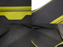 画像をギャラリービューアに読み込む, LOUIS VUITTON ルイヴィトン キーポルバンドリエール45 ボストンバッグ ダミエアンフィニ ライムイエロー N41244 良品 中古 62026