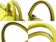 画像をギャラリービューアに読み込む, LOUIS VUITTON ルイヴィトン キーポルバンドリエール45 ボストンバッグ ダミエアンフィニ ライムイエロー N41244 良品 中古 62026