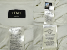 Load image into Gallery viewer, 極美品 FENDI フェンディ スウェット トレーナー 19AW サイズ48 ズッカ柄 コットン ナイロン ホワイト FY0812 AA8A 中古 62031