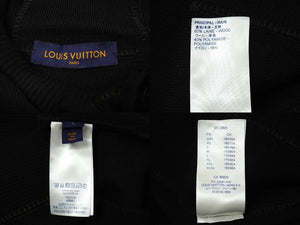 LOUIS VUITTON ルイ・ヴィトン 2019AW パーカー メンズ トップス コットン ブラック サイズL HHN16W 美品 中古 62041