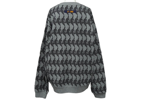 LOUIS VUITTON ルイヴィトン スウェット トレーナー サイズXL 21SS NBA by Virgil Abloh グレー RM211M ZNH HKY02W 美品 中古 62043