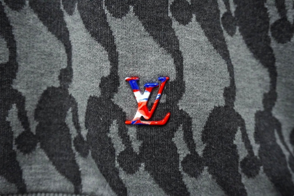 LOUIS VUITTON ルイヴィトン スウェット トレーナー サイズXL 21SS NBA by Virgil Abloh グレー RM211M ZNH HKY02W 美品 中古 62043
