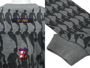 LOUIS VUITTON ルイヴィトン スウェット トレーナー サイズXL 21SS NBA by Virgil Abloh グレー RM211M ZNH HKY02W 美品 中古 62043