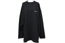 Load image into Gallery viewer, BALENCIAGA バレンシアガ DEFILE ロゴ プリント 長袖Ｔシャツ ブラック オーバーサイズ 641667 サイズXXS 中古 62066