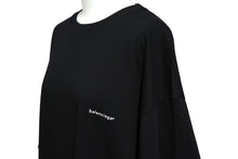 Load image into Gallery viewer, 極美品 BALENCIAGA バレンシアガ 半袖Ｔシャツ サイズL スモールロゴ ブランドロゴ ブラック コットン 556150 中古 62070