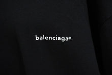 Load image into Gallery viewer, 極美品 BALENCIAGA バレンシアガ 半袖Ｔシャツ サイズL スモールロゴ ブランドロゴ ブラック コットン 556150 中古 62070