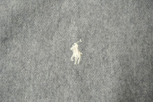画像をギャラリービューアに読み込む, POLO RALPH LAUREN ポロラルフローレン マフラー ロゴ 刺繍 無地 ユニセックス グレー 美品 中古 62077