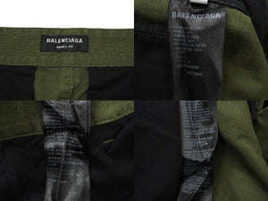 極美品 激レア BALENCIAGA バレンシアガ カーゴバギーパンツ 22SS カーキ サイズ48 704712 TKP27 2840 中古 62084