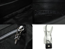 Load image into Gallery viewer, CHROME HEARTS クロムハーツ GROW UP 2WAY BAG スモール ハンドバッグ CHクロスクロージャ― ブラック シルバー925 美品 中古 62088
