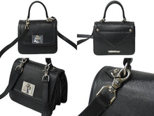 Load image into Gallery viewer, CHROME HEARTS クロムハーツ GROW UP 2WAY BAG スモール ハンドバッグ CHクロスクロージャ― ブラック シルバー925 美品 中古 62088