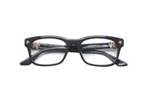 画像をギャラリービューアに読み込む, CHROME HEARTS クロムハーツ VAGILANTE アイウェア メガネ サイズ54◻︎19-149 プラスチック GP ブラック 美品 中古 62092