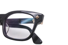 画像をギャラリービューアに読み込む, CHROME HEARTS クロムハーツ VAGILANTE アイウェア メガネ サイズ54◻︎19-149 プラスチック GP ブラック 美品 中古 62092