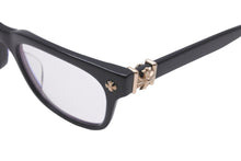 画像をギャラリービューアに読み込む, CHROME HEARTS クロムハーツ VAGILANTE アイウェア メガネ サイズ54◻︎19-149 プラスチック GP ブラック 美品 中古 62092