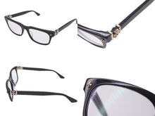 画像をギャラリービューアに読み込む, CHROME HEARTS クロムハーツ VAGILANTE アイウェア メガネ サイズ54◻︎19-149 プラスチック GP ブラック 美品 中古 62092