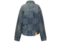 Load image into Gallery viewer, 極美品 LOUIS VUITTON ルイヴィトン ジャイアントダミエウェーブスモノグラムデニムジャケット NIGO 20AW サイズ52 中古 62095