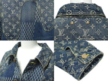 Load image into Gallery viewer, 極美品 LOUIS VUITTON ルイヴィトン ジャイアントダミエウェーブスモノグラムデニムジャケット NIGO 20AW サイズ52 中古 62095