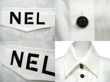 Load image into Gallery viewer, CHANEL シャネル ショート丈 半袖シャツ 19SS ココボタン ココマーク ホワイト コットン P61148V38915 サイズ36 美品 中古 62103