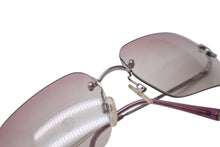 画像をギャラリービューアに読み込む, CHANEL シャネル 62◻︎17 120 4017-D c 124/58 サングラス プラスチック メタル パープル シルバー ココマーク 美品 中古 62015 正規品