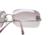 画像をギャラリービューアに読み込む, CHANEL シャネル 62◻︎17 120 4017-D c 124/58 サングラス プラスチック メタル パープル シルバー ココマーク 美品 中古 62015 正規品