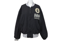 Load image into Gallery viewer, Public Enemy パブリックエナミー ツアー ブルゾン ボンバージャケット 1990年 ヴィンテージ ブラック グレー M 良品 中古 62107