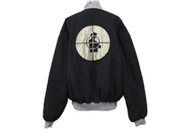 Load image into Gallery viewer, Public Enemy パブリックエナミー ツアー ブルゾン ボンバージャケット 1990年 ヴィンテージ ブラック グレー M 良品 中古 62107