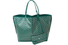 Load image into Gallery viewer, 極美品 GOYARD ゴヤール アンジュGM トートバッグ ANJOUSGMLCG09TY09P PVCコーティングキャンバス グリーン 中古 62111