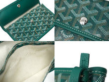 Load image into Gallery viewer, 極美品 GOYARD ゴヤール アンジュGM トートバッグ ANJOUSGMLCG09TY09P PVCコーティングキャンバス グリーン 中古 62111