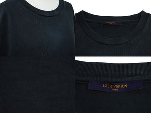 LOUIS VUITTON ルイヴィトン 21SS インサイドアウト 半袖Ｔシャツ サイズM ネイビー RM211Q JYN HIY47W 美品 中古 62118