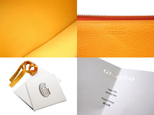 画像をギャラリービューアに読み込む, GOYARD ゴヤール インサートルイーズ カードケース INSLOUMMLTY07CL07P PVC カーフスキン オレンジ ヘリンボーン 美品 中古 62131